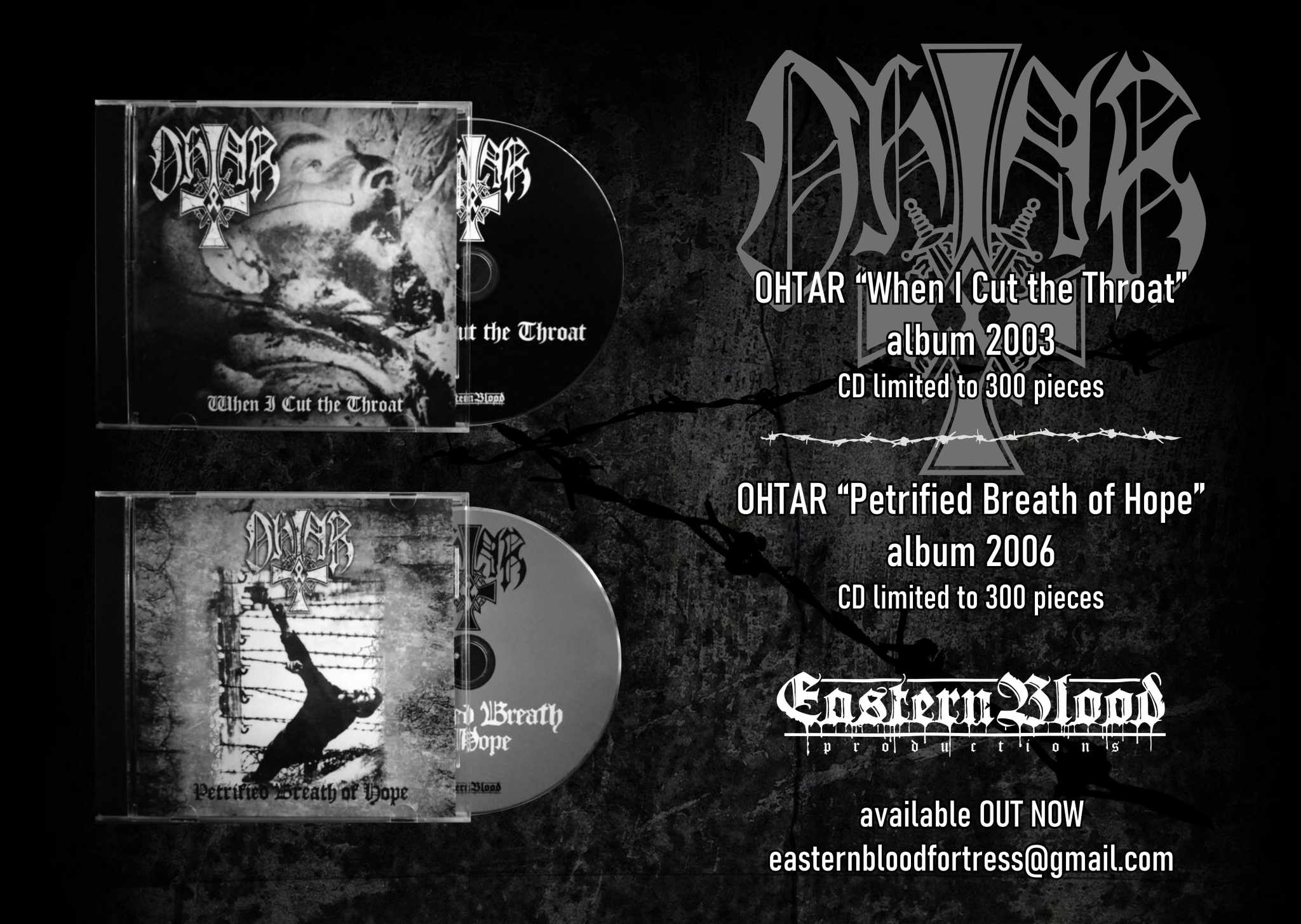 Ohtar-Petrified Breath of Hope cd - Eastern Blood image 1