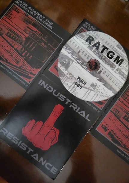 Rage Against The Globalist  Machine - Industrial Resistance - White Defense Records image 1