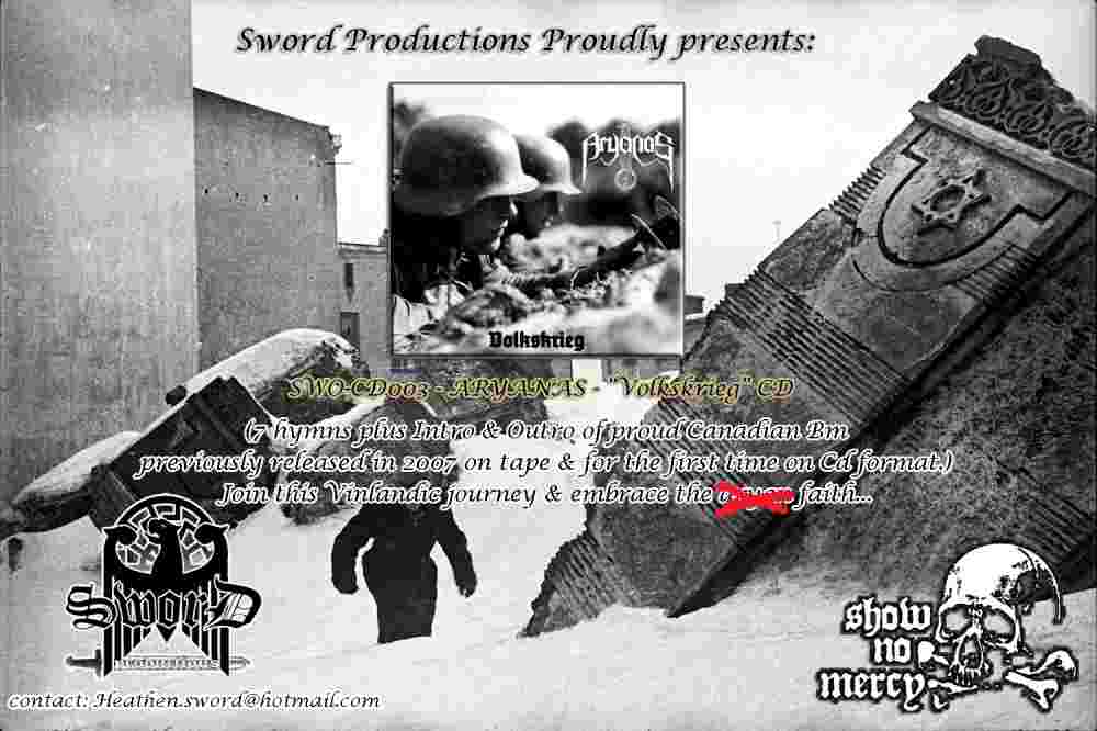 Aryans - Volkskrieg cd - Sword Productions image 1
