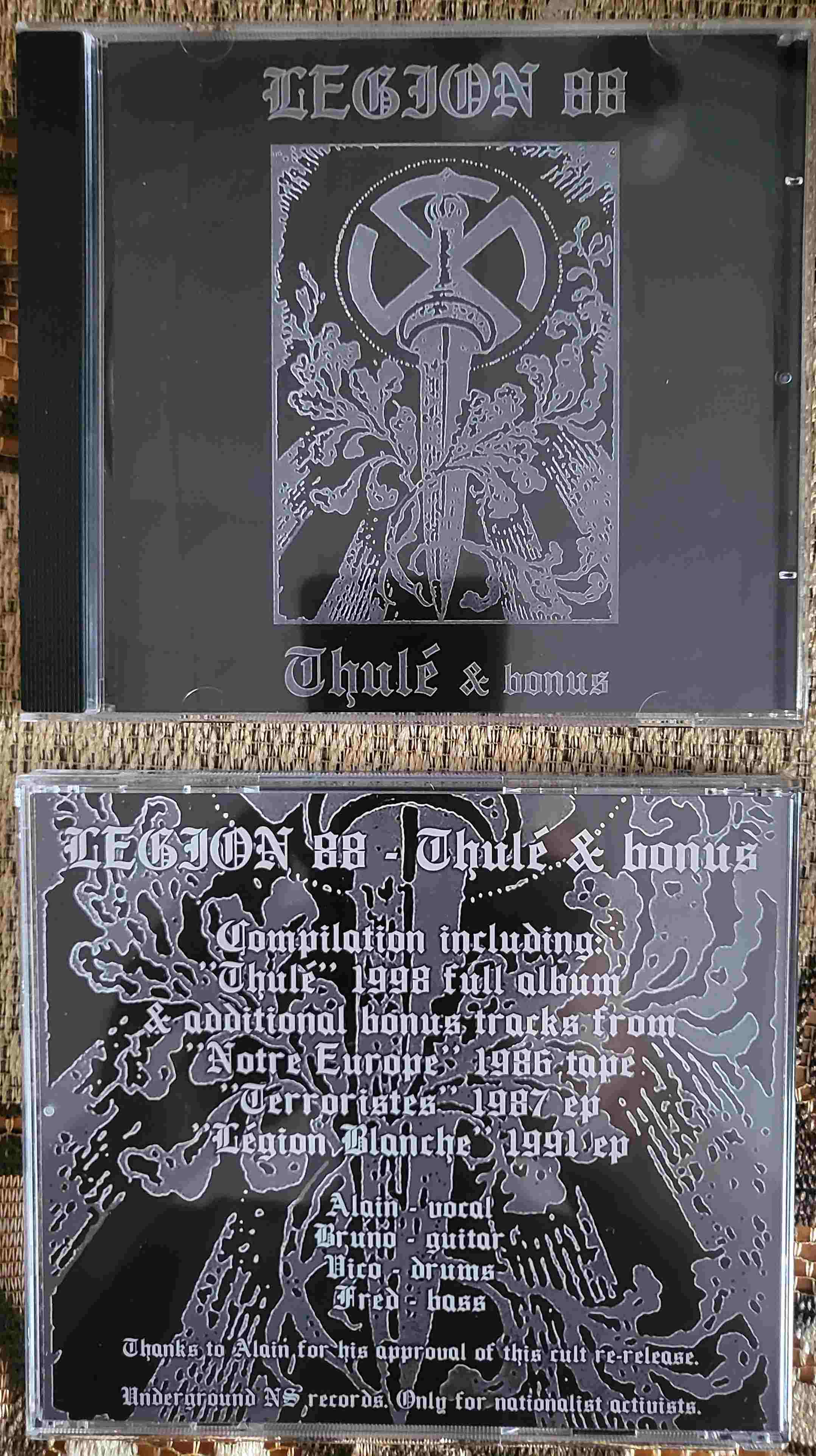 Legion 88 - "Thule" + bonus  CD - Underground NS image 1