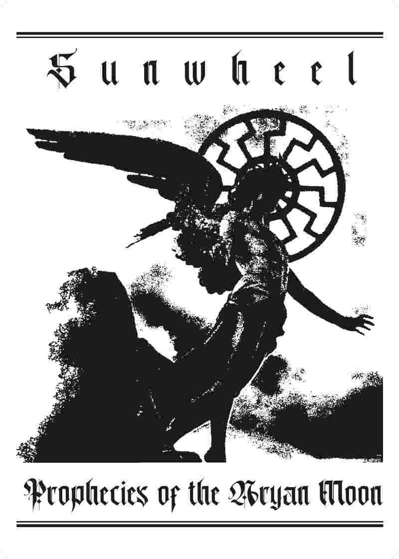Sunwheel -Prophecies of Aryan Moon official flag - Old Forest Production image 1