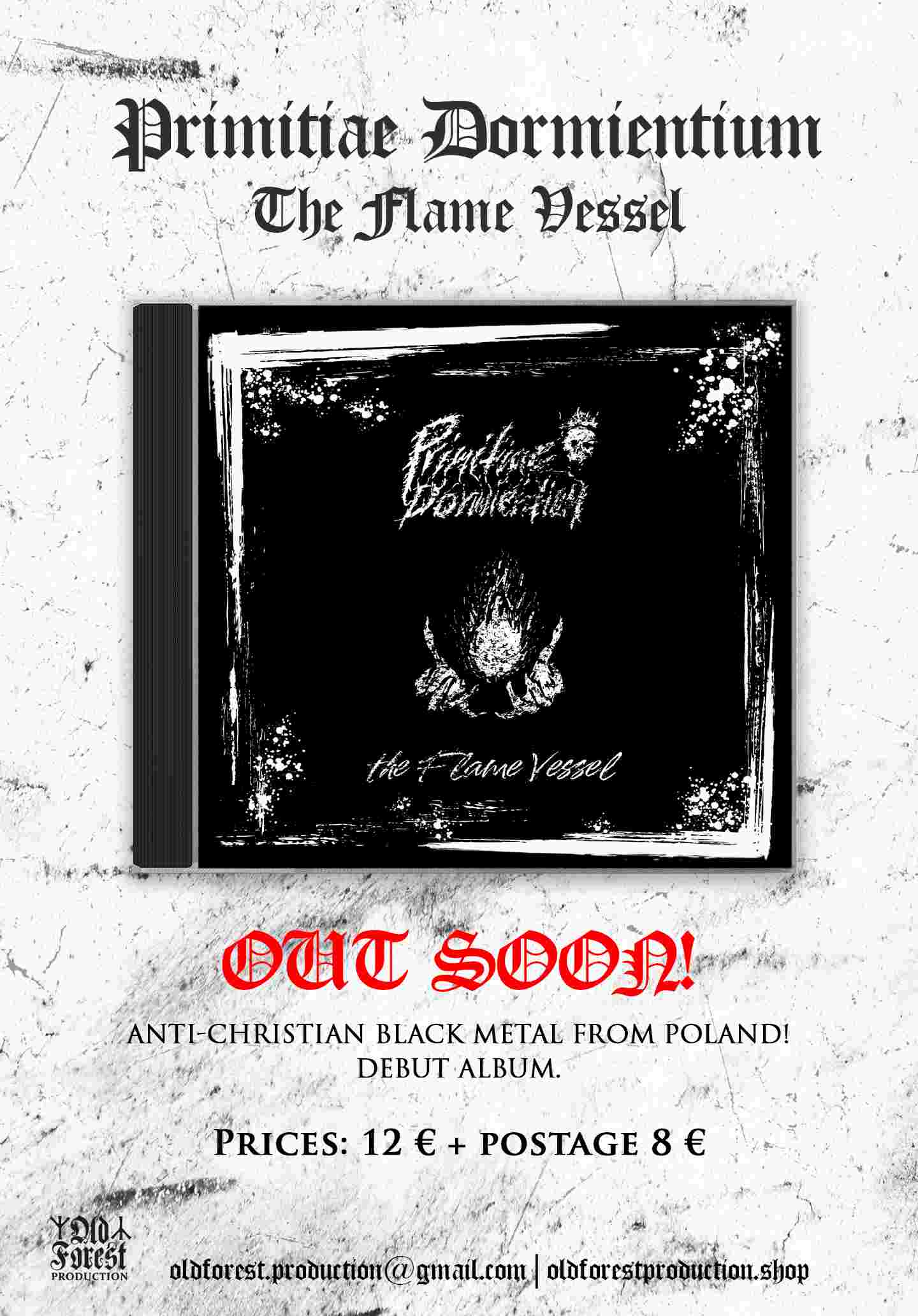 Primitiae Dormientium - The Flame  Vessel cd  - Old Forest Production image 1