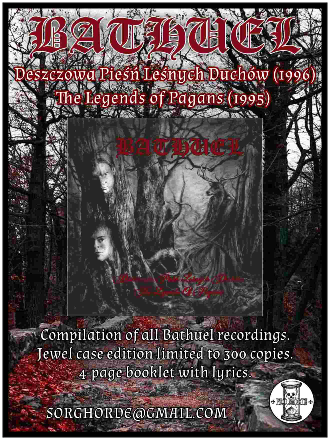 Bathuel - Deszczowa Pieśń Leśnych Duchów/The Legends of Pagans  cd  - Pro Morte image 1