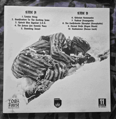 Jew@laughter - Global Extinction of the Jewish Race Lp   - Old Forest Production/Block 11  image 3