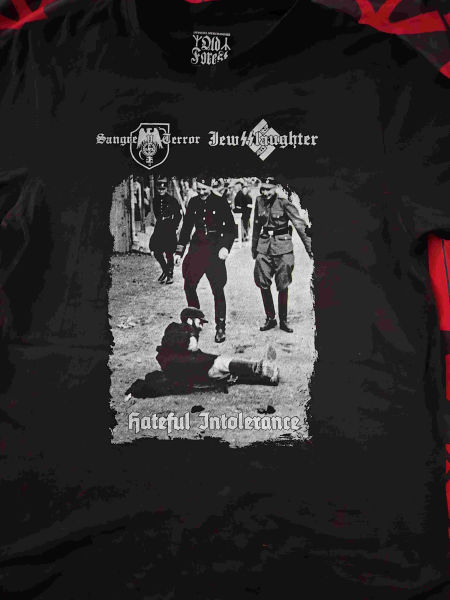 Sangre y Terror / Jew@laughter -Hateful Intolerance split/ Official ts  - Old Forest Production image 3