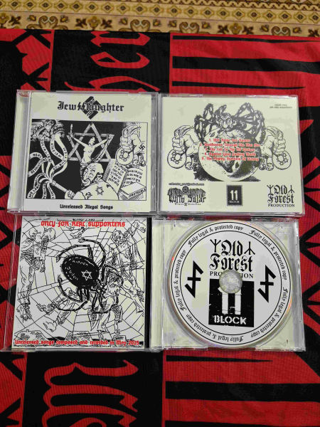 Jewsslaughter  - Unreleased Illegal Songs cd  