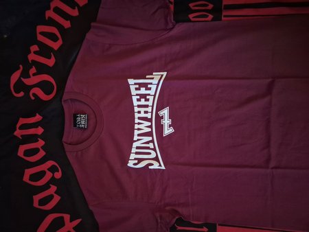 Sunwheel : Born For An Eternal Idea official ts White / Burgundy