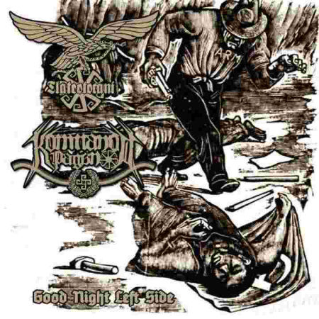 Tlateotocani / Kommando Pagano - Good Night Left Side split cd. 