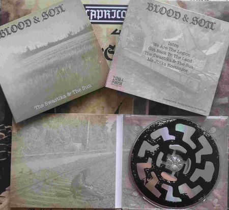 Blood & Soil - The Swastika & The Sun cd digipack - Old Forest Production image 3