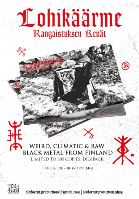 LOHIKÄÄRME - RANGAISTUKSEN KEVÄT cd digi - Old Forest Production image 1