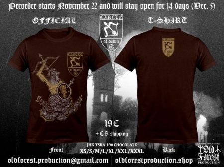 Cirlce Of Dawn - official tshirt chockolate - Old Forest Production image 1