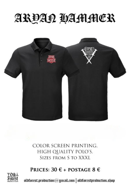 Aryan Hammer - official polo ts - Old Forest Production image 1