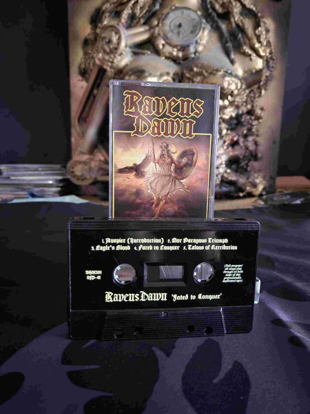 RAVENS DAWN -  Fated to Conquer tape - Old Forest Production image 2