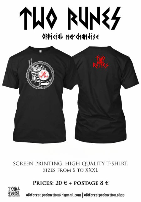 Two Runes - official tshirt 1 - Old Forest Production image 1