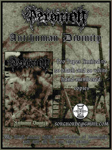  Perdition - Antihuman Divinity  (Blaze of Perdition) white tape 