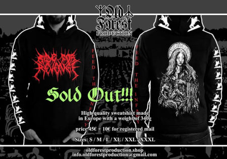 Ride for Revenge - Feed the Infamy  official hoodie SOLD  OUT