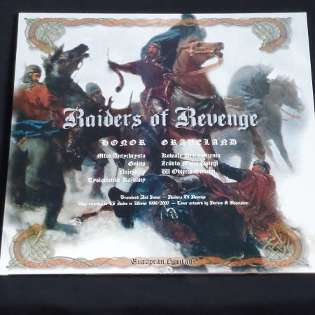 Honor / Graveland - Raiders of Revenge / split - Lp  yellow/red  image 2