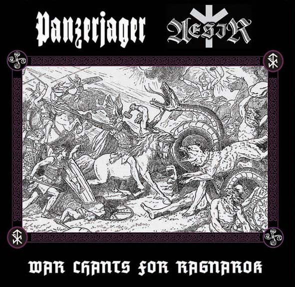 Aesir / Panzerjager - War Chants for Ragnarok CD  - Vinladic Werewolf image 1