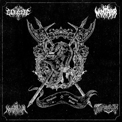 ELEGIAC / WINTAAR / NYCTOPHILIA / VENYMYSGOURVLEYDH split cd  - Wolfspell Records image 1