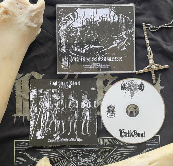 Tagirion Est Tiferet (Chile) / HellGoat (SWE) - Consecratio Entibus Sitra Ahra split cd  - Consumed By The Flames Productions  image 1