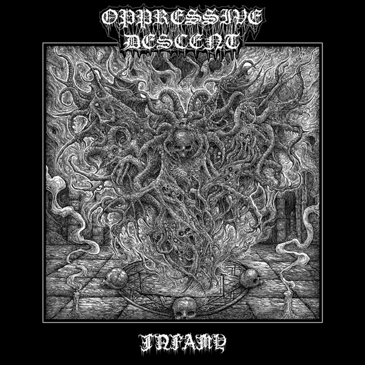 Oppressive Descent (USA) - Infamy cd  - Consumed By The Flames Productions  image 1
